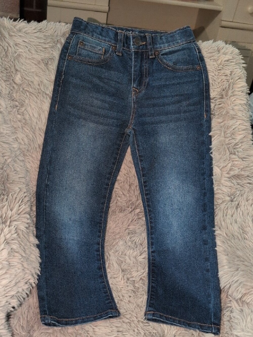 Like New Boys Falls Creek Dark Blue Stretch Denim Jeans Size 5